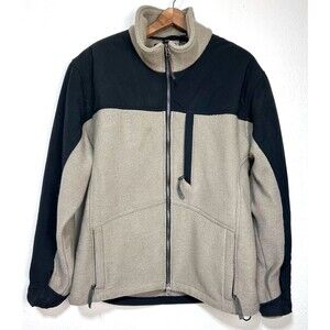 Ibex Jacket Mens Large Wool Heavy Full Zip USA Made Coat Sweater Thick Vintage